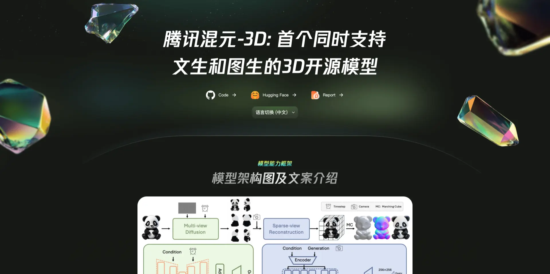 腾讯混元3D-1.0:腾讯开源的3D模型,支持文本或图像生成3D模型