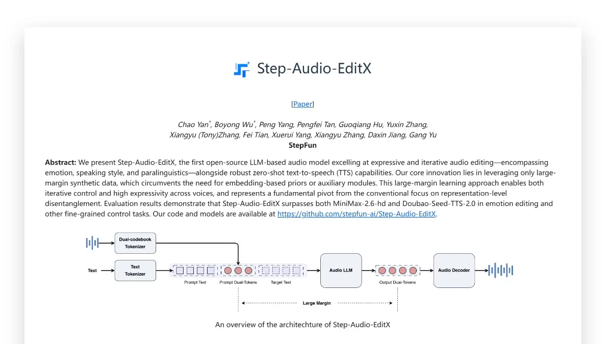 Step-Audio-EditX